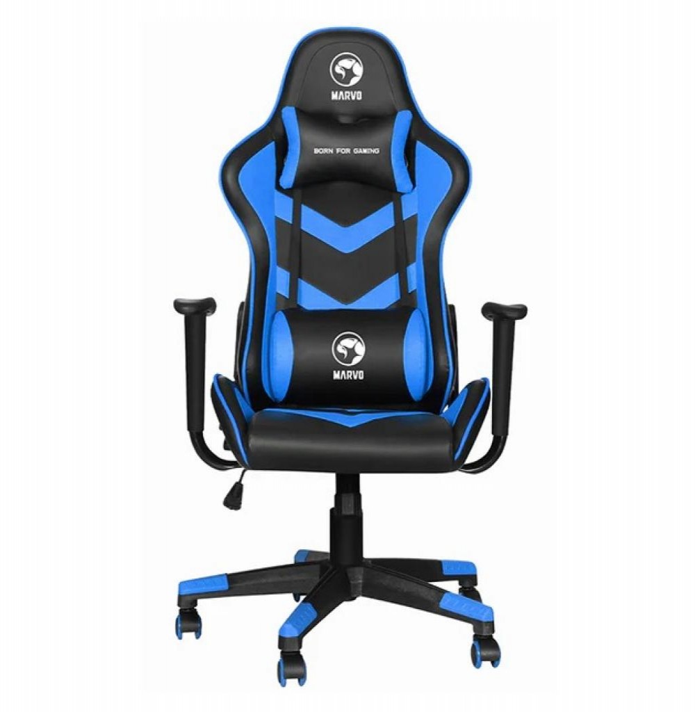 Cadeira Gamer Marvo CH-106BL Gaming Blue/Black