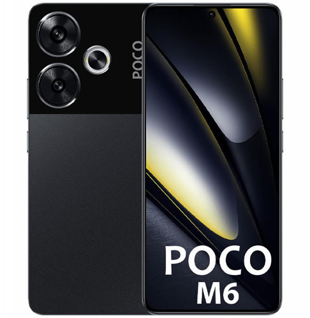 Celular Xiaomi Poco M6 8/256GB Preto (Global)