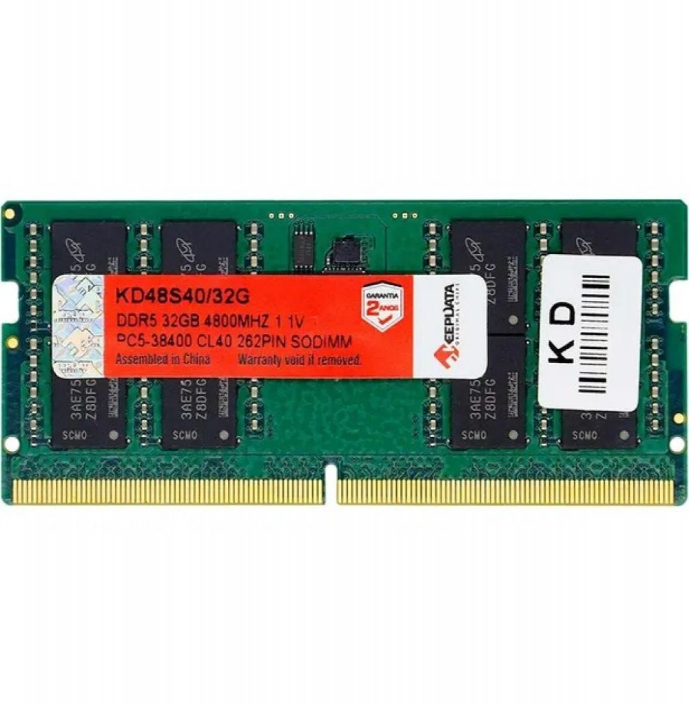 Memória P/ Notebook DDR5 32GB 4800 Keepdata KD48S40/32G