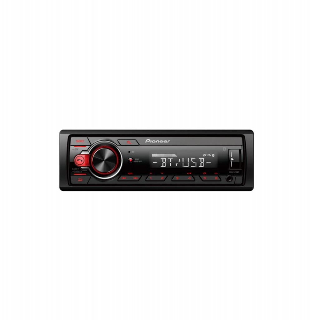 Som P/Carro Pioneer MVH-S215BT Usb/Bt/Aux