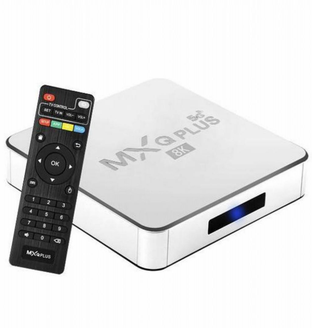 Receptor Digital Iptv MXQ Plus 8K 32+128 5G Silver