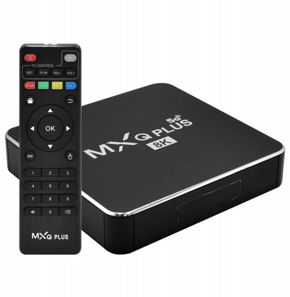 Receptor Digital Iptv MXQ Plus 8K 64+256  Black