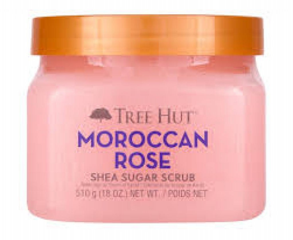 TREE HUT SUGAR SCRUB MOROCCAN ROSE 510 G