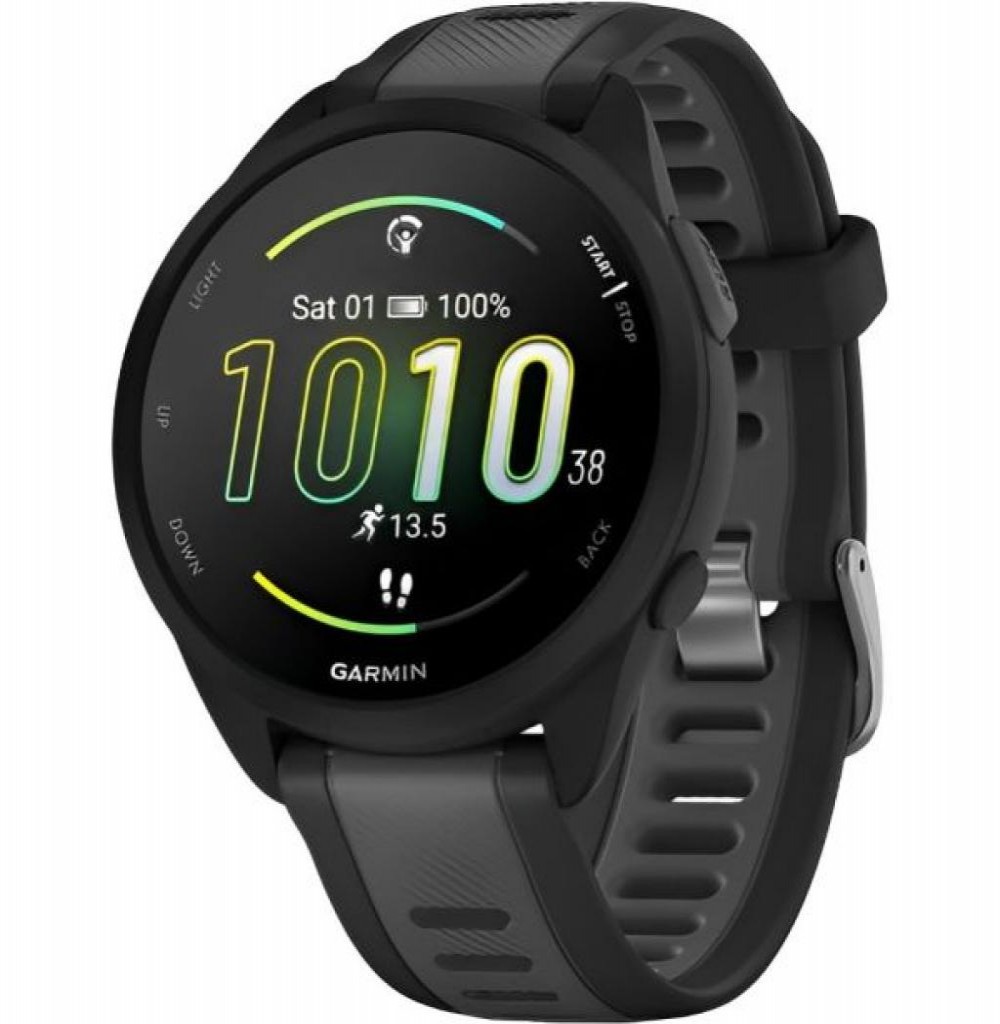 Relógio Garmin Forerunner 165 Preto Gray  010-02863-20