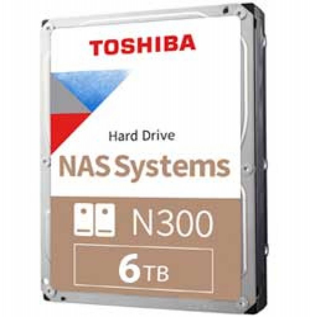 HD SATA3  6TB Toshiba N300 Nas HDWG760XZSTA