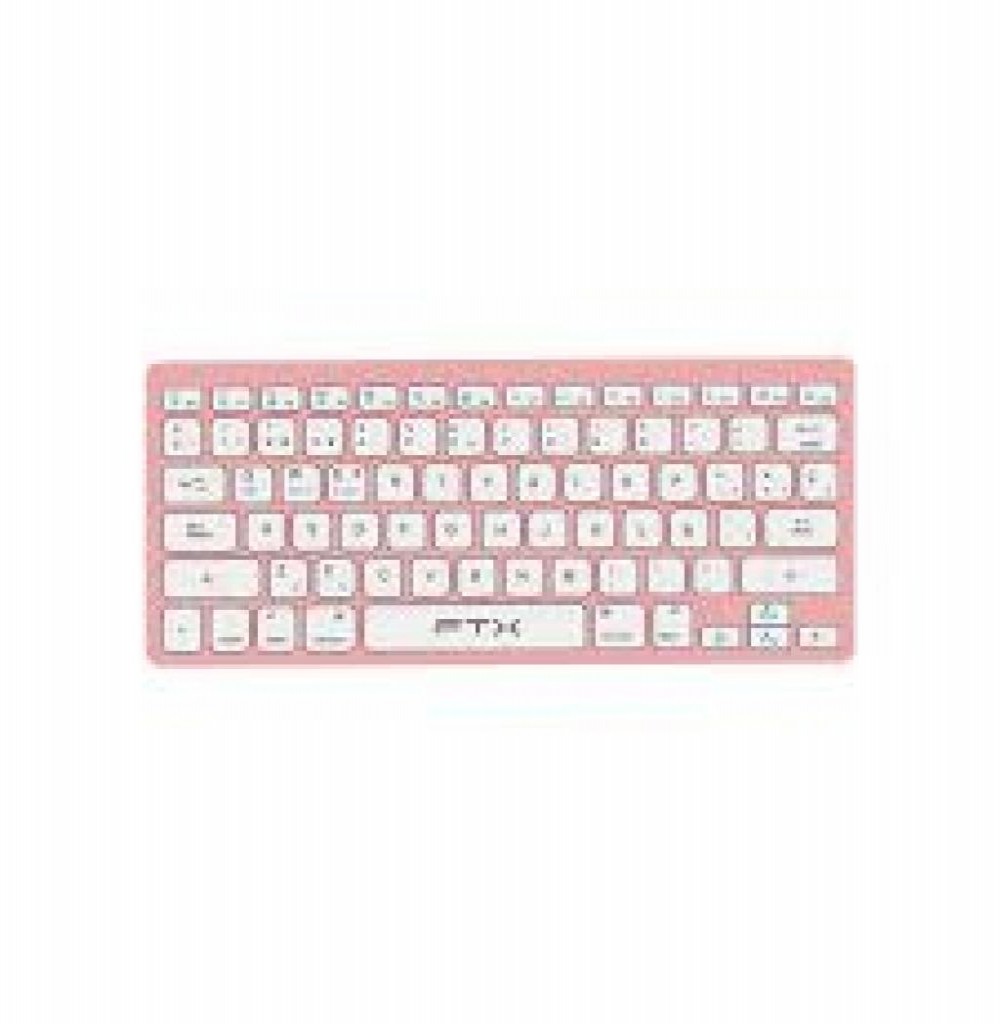 Teclado BT FTX FTXB1000 Ultra Slim Rosa Espanhol