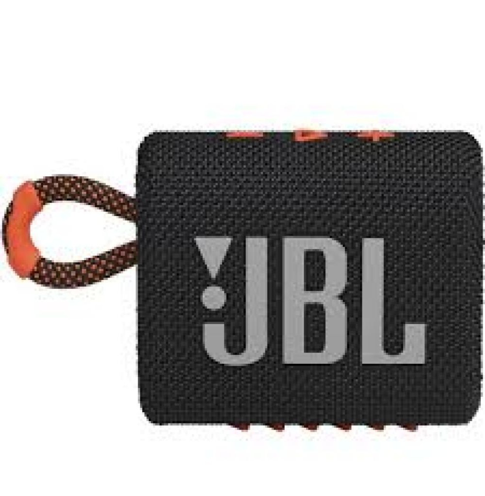 Caixa de Som JBL Go 3 Bt Preto/Laranja  
