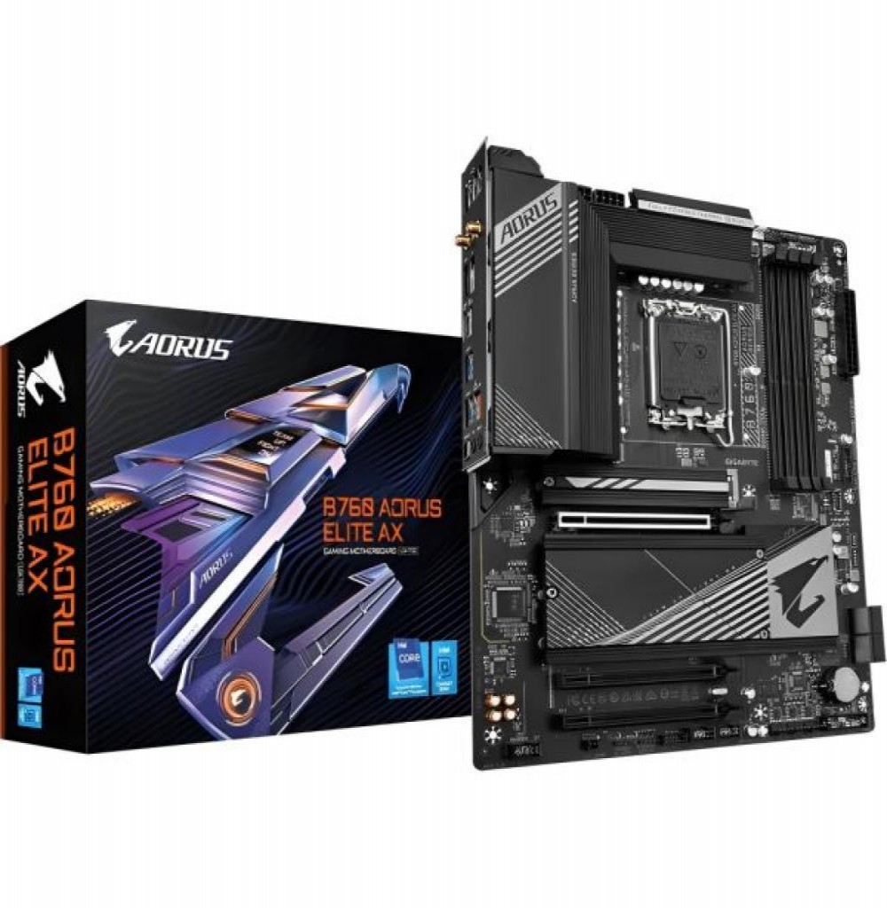 Placa Mãe Intel (1700) Gigabyte B760 Aorus Elite AX DDR5