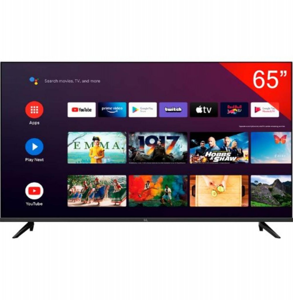 Tv Qled 65" Mtek MKQ65FSGU 4K Smart Google Wifi/Bt