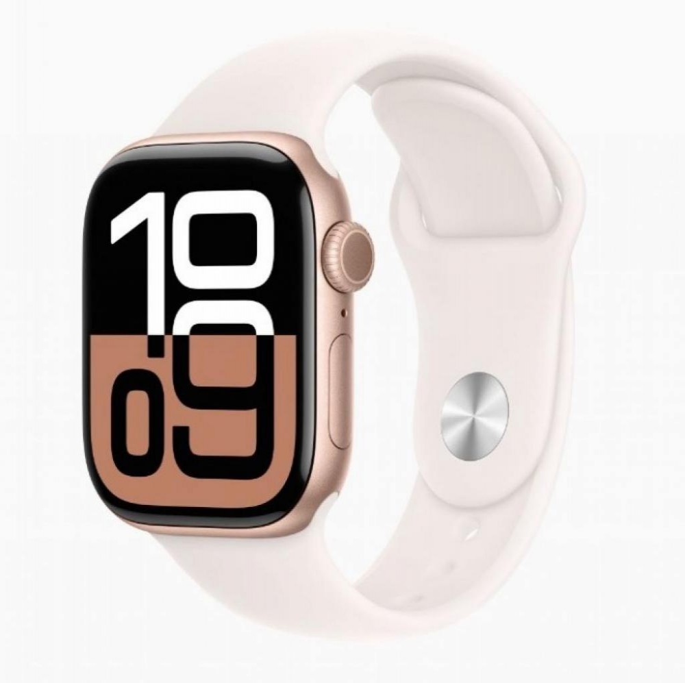 Relógio Apple S10 42mm MWWH3 Rose Gold  S/M