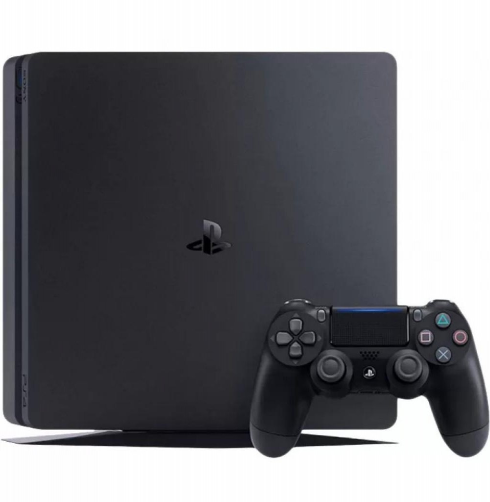 Console Playstation 4 500GB 2216A EU Slim Disco Jet Preto 2v