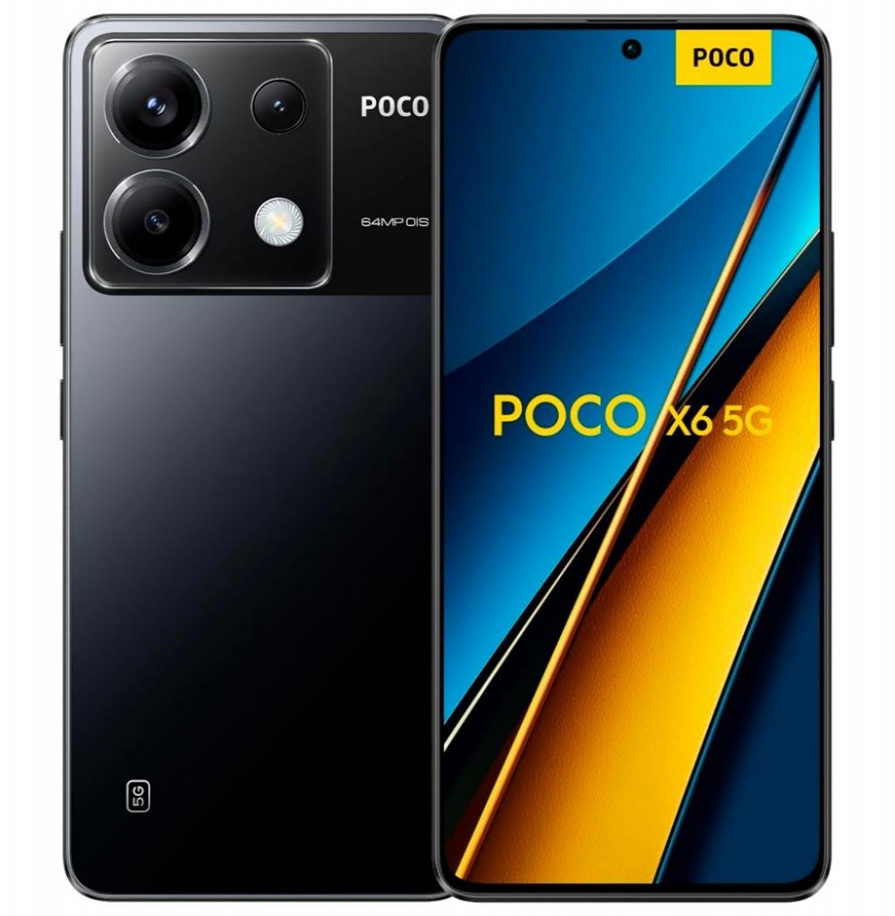 Celular Xiaomi Poco X6 12/256GB 5G Preto (Global)