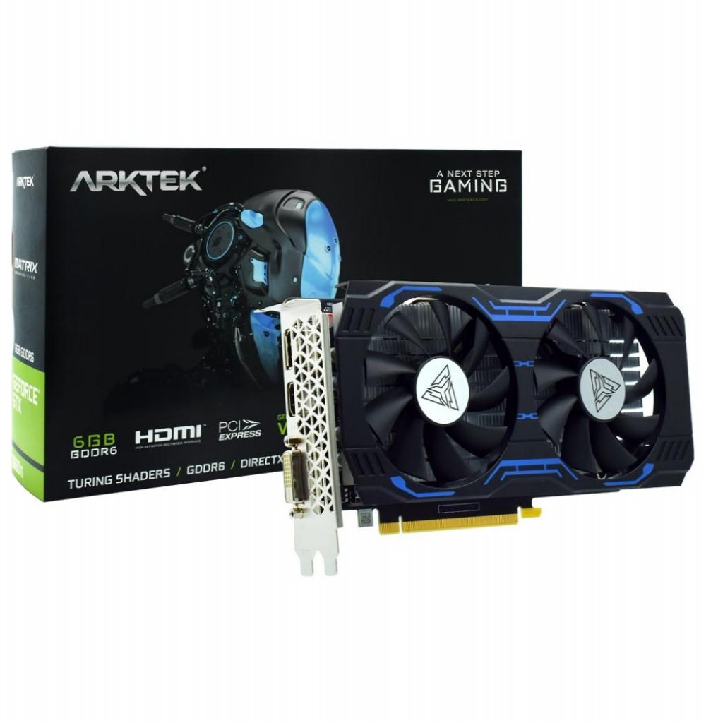 Placa de Vídeo  6GB EXP. GF-GTX1660TI Arktek