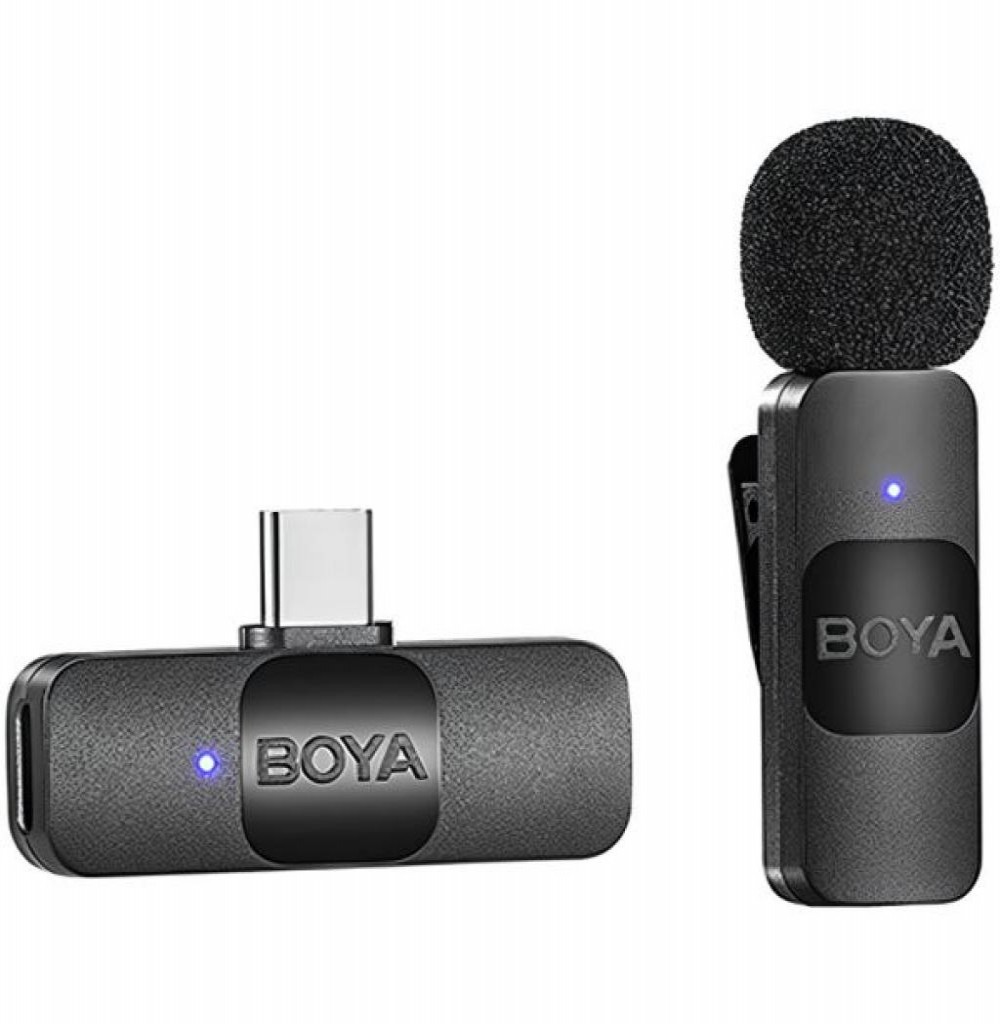 Microfone Boya BY-V10 1TX+1RX Usb-C 