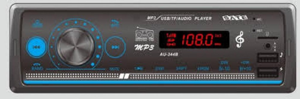 Som P/Carro Satellite AU344B FM/USB/SD Bluetooth