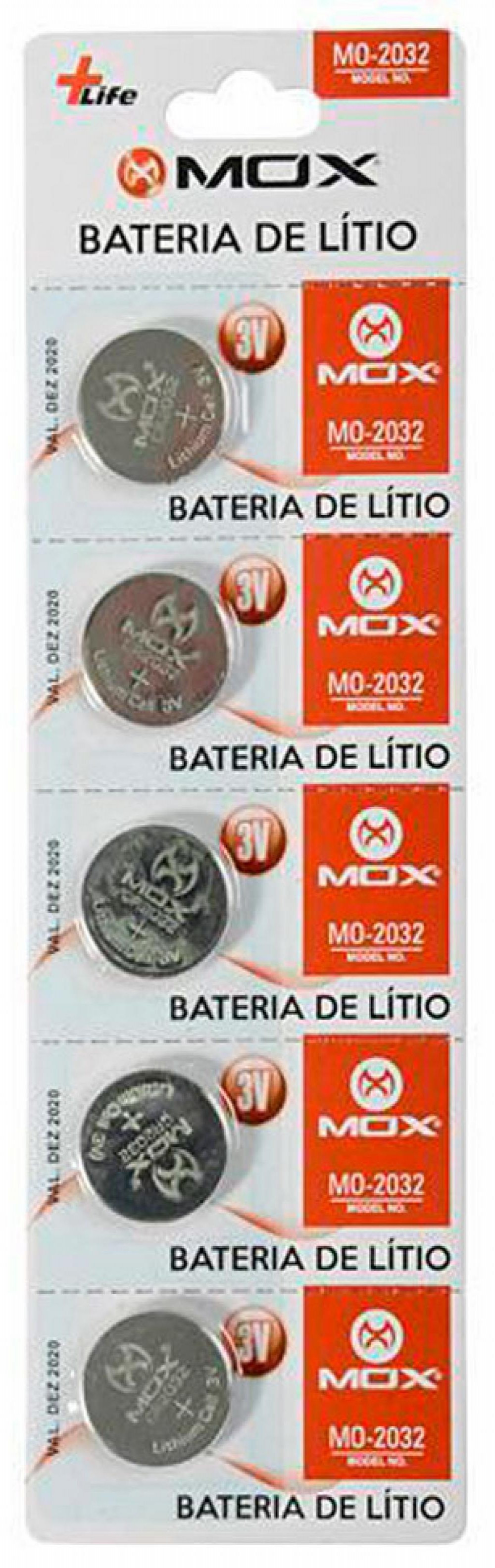 Bateria Mox MO-2032 3v C/5 Unidades       