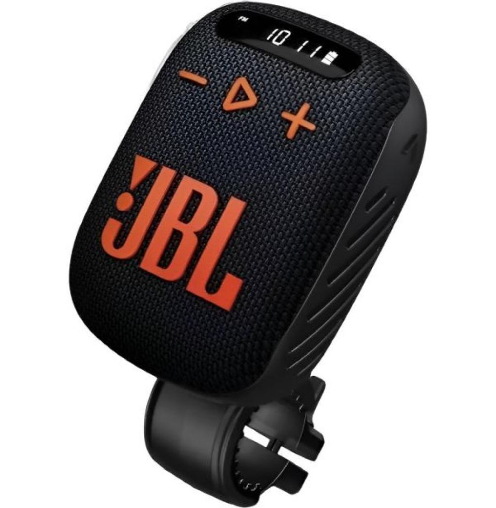 Caixa de Som JBL Wind 3 Bike Preto/Laranja