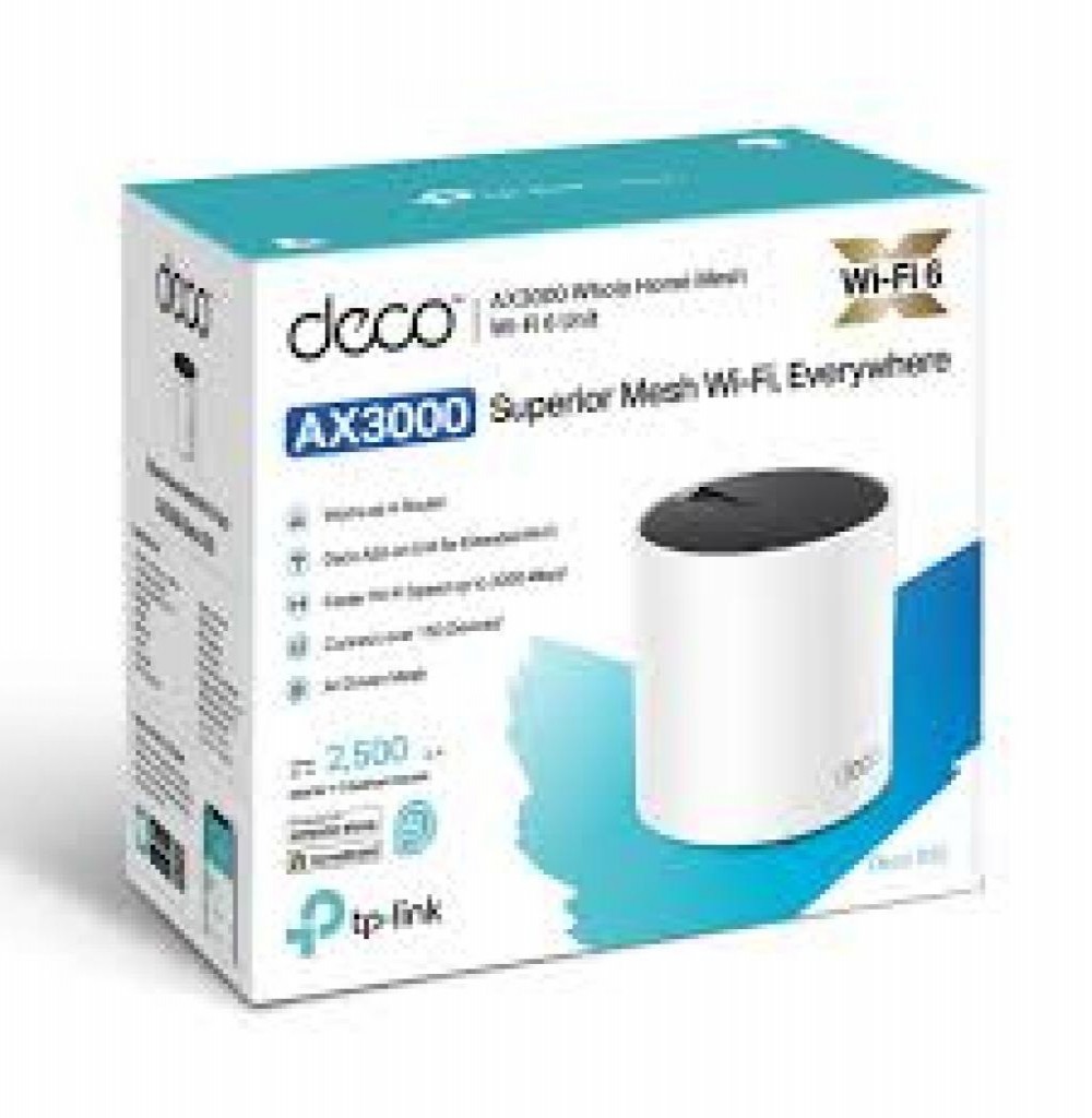 Wireless Tp-Link Deco X55 Whole-Home AX3000 Mesh Pack 1 