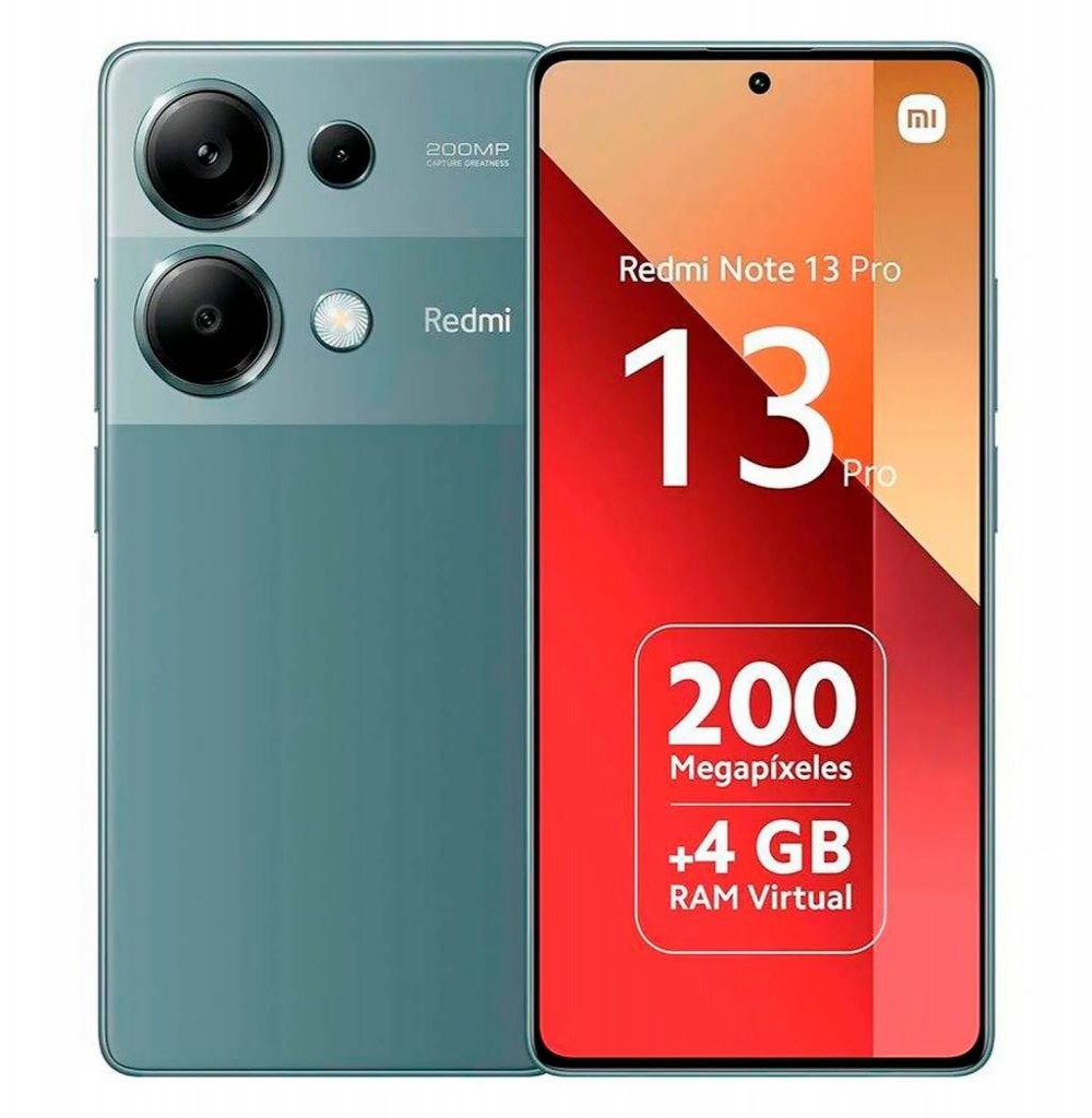 Celular Xiaomi Note 13 Pro 12/512GB 4G Verde (Global)