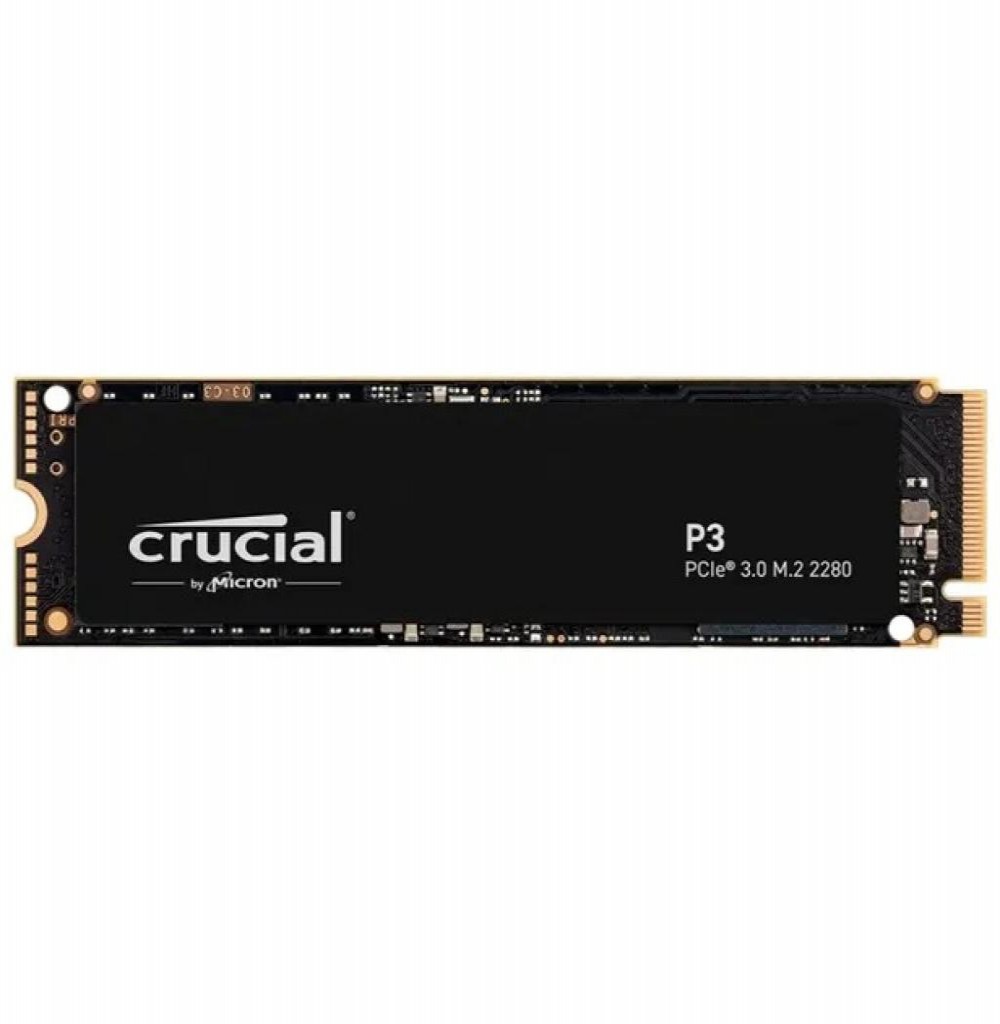 HD SSD M.2  500GB Crucial P3 CT500P3SSD8 NVME