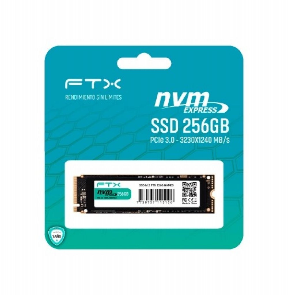 HD SSD M.2  256GB FTX 3230/1240 115106 Nvme