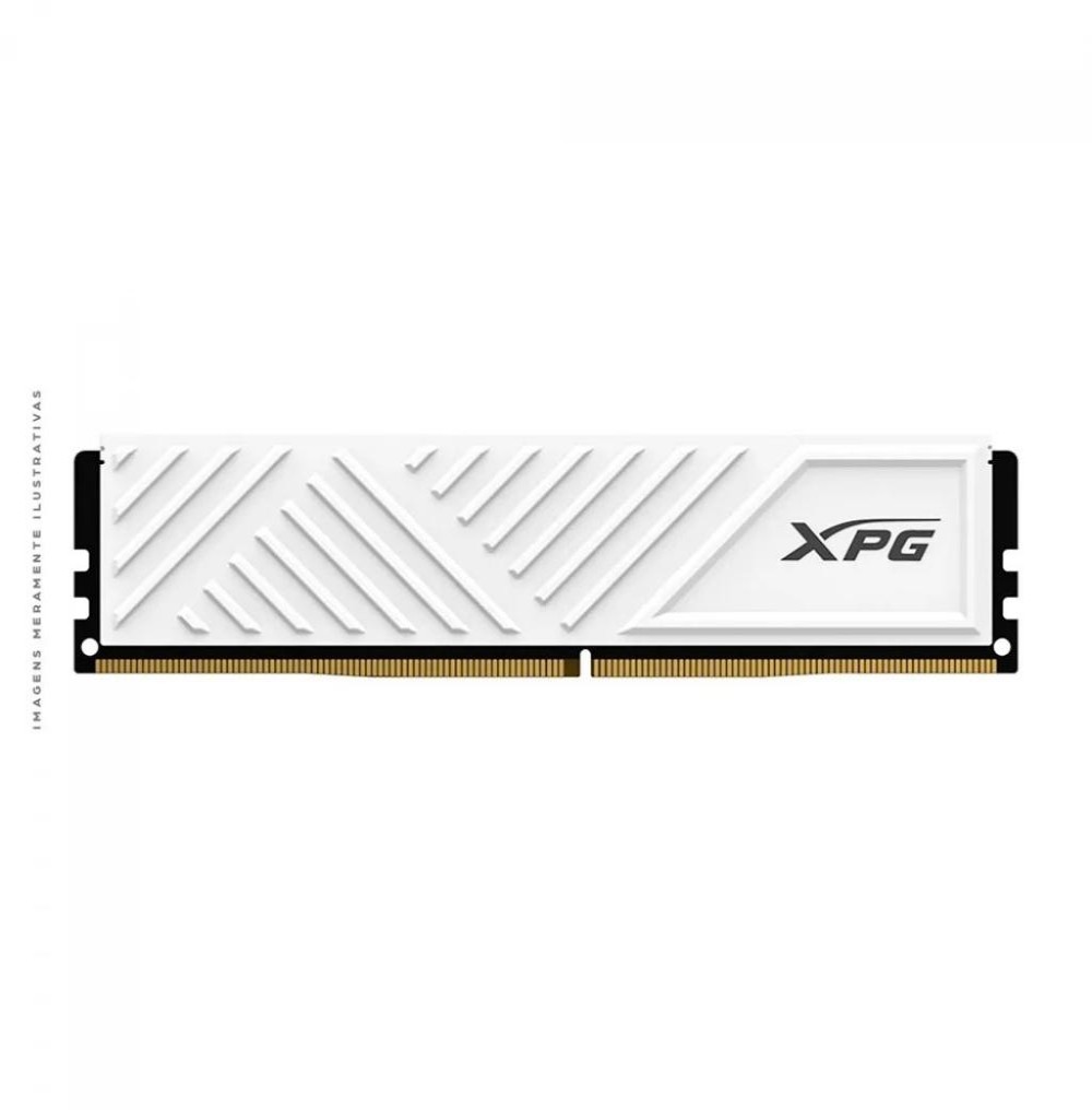 Memória DDR4-16GB 3200 Adata XPG Gammix D35 Branco (AX4U320016G16A-SWHD35)