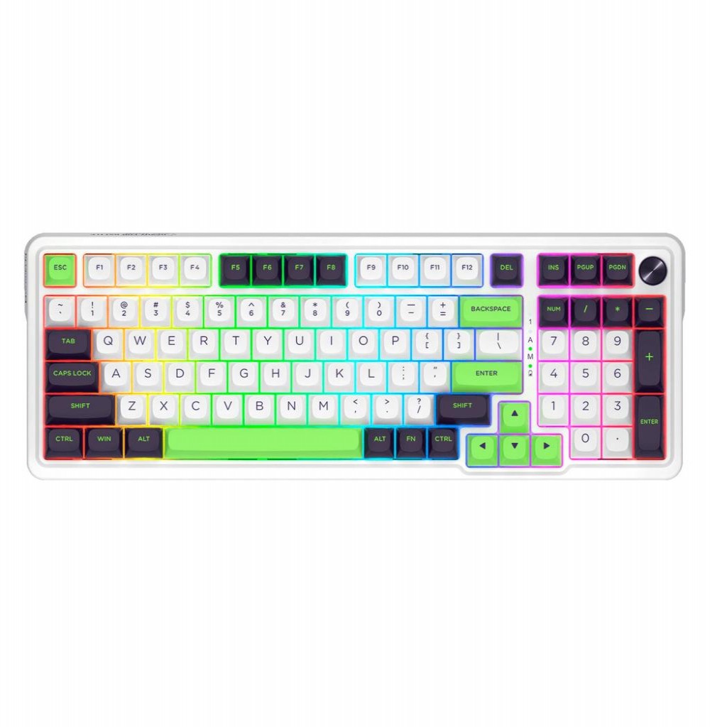 Teclado Usb Redragon Eisa Max K686WBG RGB Wired Branco