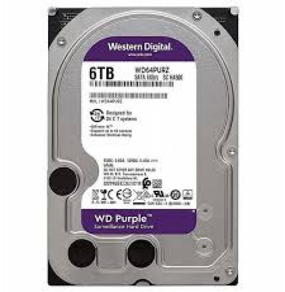 HD SATA3  6TB WD Purple WD64PURZ 