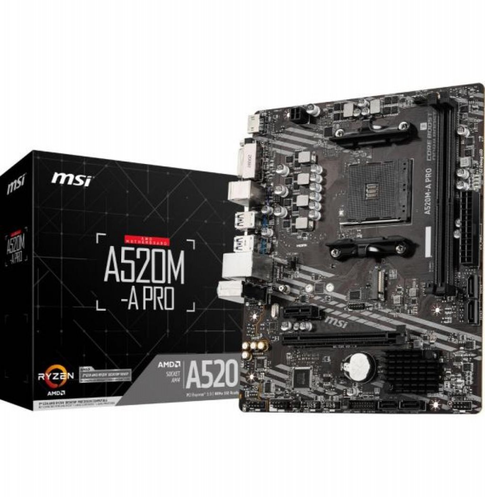 Placa Mãe AMD (AM4) Msi A520M Pro