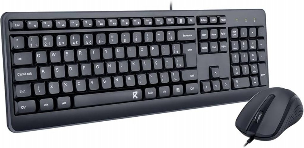 Teclado Usb Redragon Kit BS-7092 C/Mouse