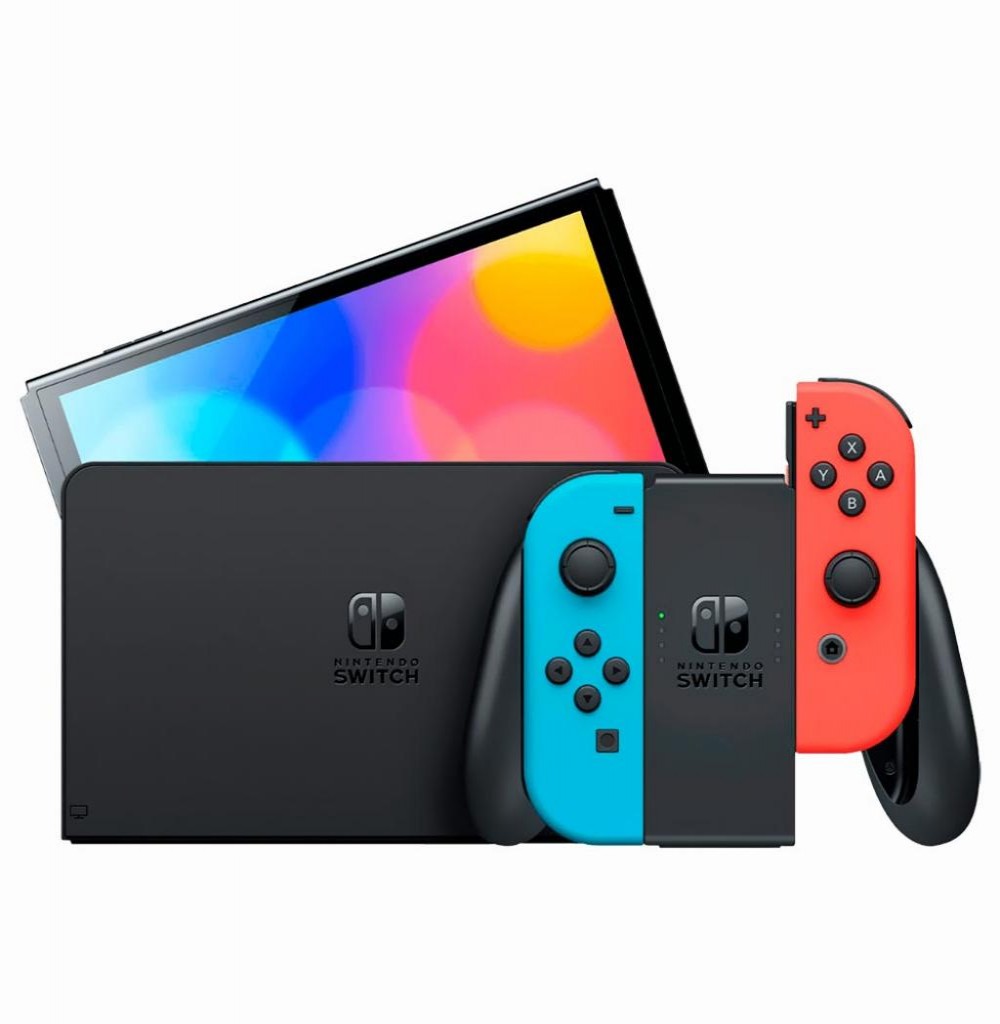 Game Nintendo Switch 32GB Neon Vermelho/Azul  Japão