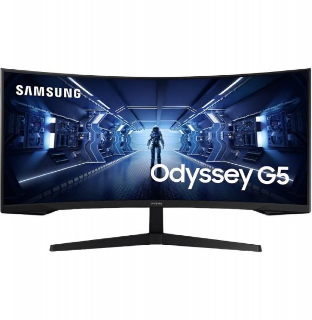 Monitor Led 34" Samsung G5 LC34G55TWWNXZA Curvo 165HZ Odyssey UWQHD