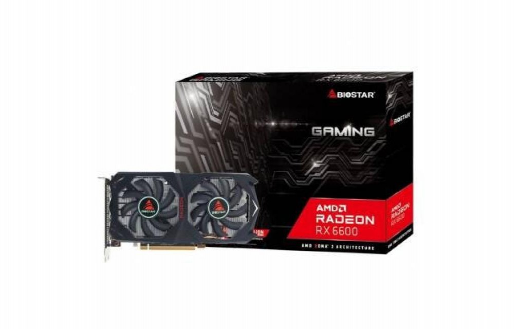 Placa de Vídeo 8GB EXP. RX6600 Biostar Gaming