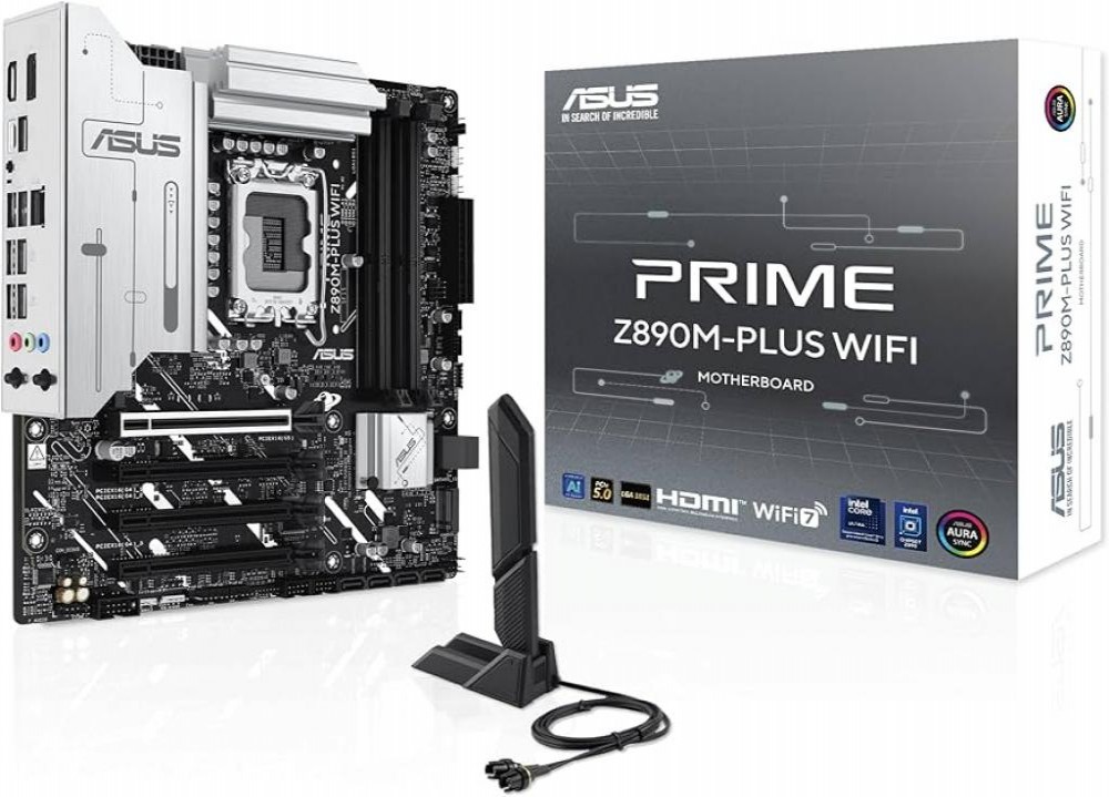 Placa Mãe Intel (1851) Asus Z890M-Plus Prime Wifi 90MB1J80-M0EAY0