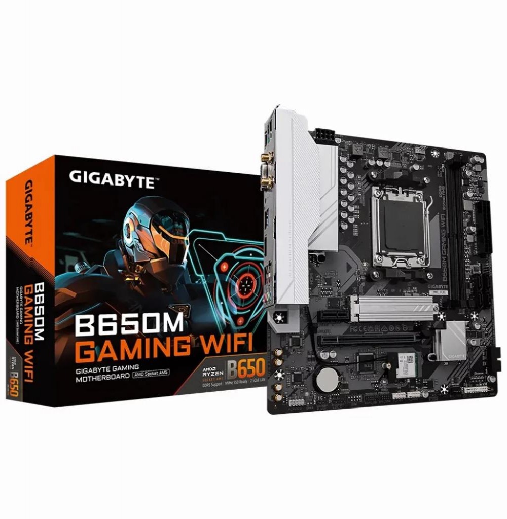 Placa Mãe Amd (Am5) Gigabyte B650m Gaming Wifi Ddr5