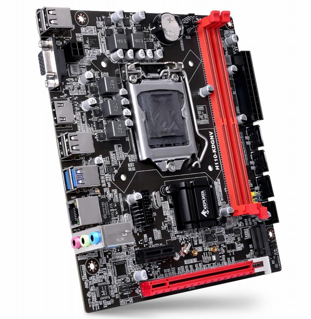 Placa mãe Intel (1151) Keepdata H110-KDGNVPS Ddr4 Hdmi Nvme