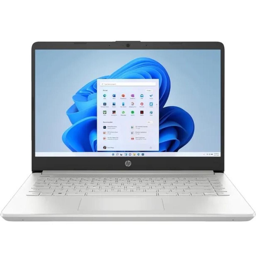 Notebook Hp 14-DQ6011DX INTEL N150/4/128/14" Prata