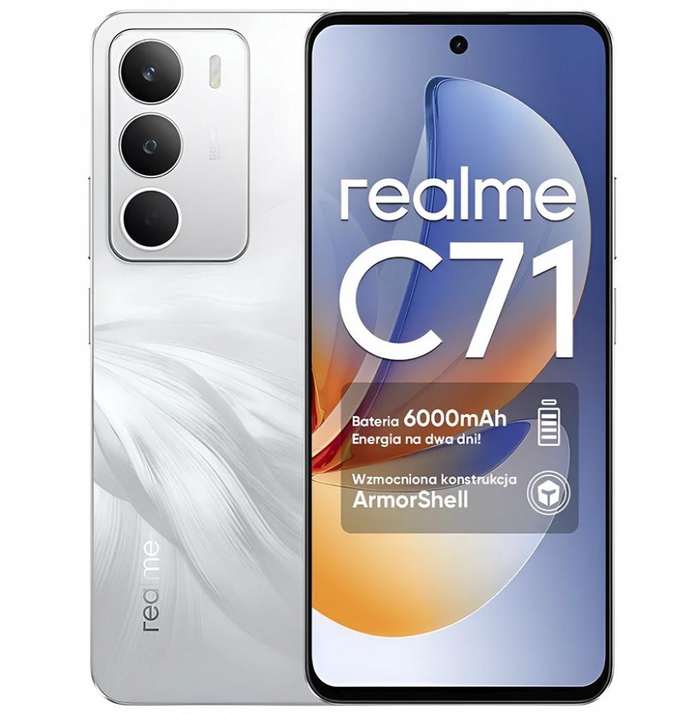 Celular Realme C71 RMX5303 8/256GB Branco  