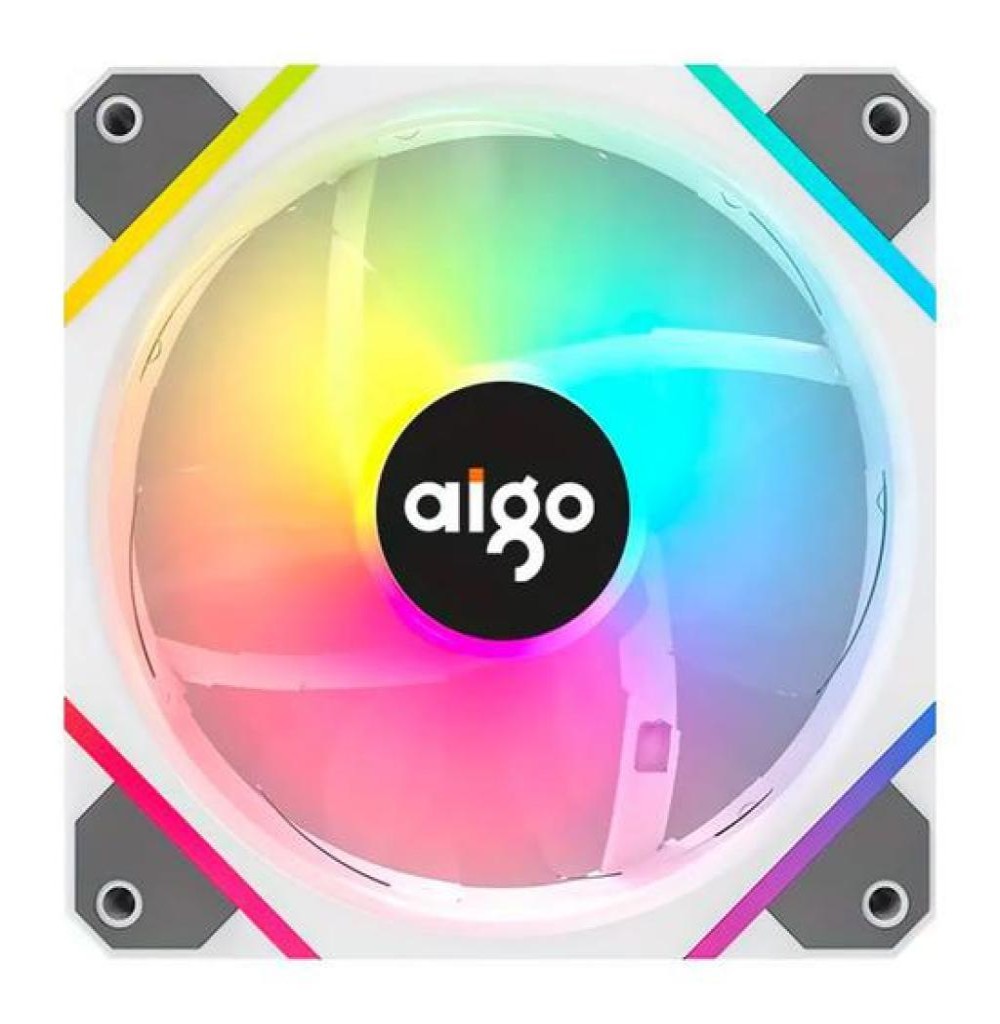 Cooler Gabinete Aigo AM12 Pro Argb Branco
