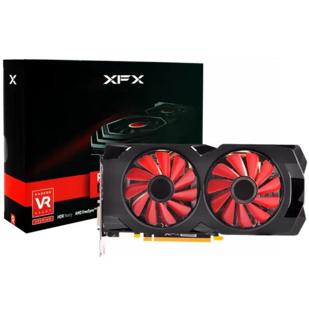 Placa de vídeo 8GB EXP. RX580 Xfx Gts Radeon RX-580S85DD6