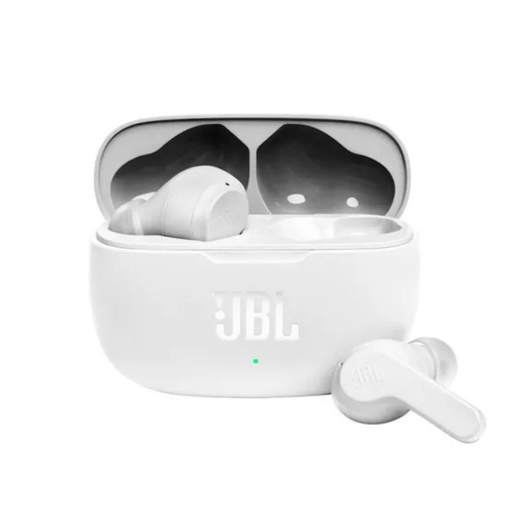 Fone Jbl Wave 200TWS Bt Branco Bluetooth/Micro