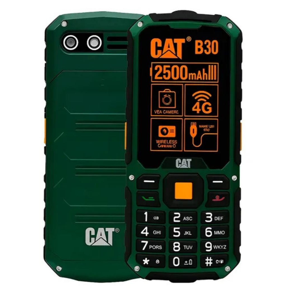 Celular CaterpillaR B30 DS 2.4" 4G Verde