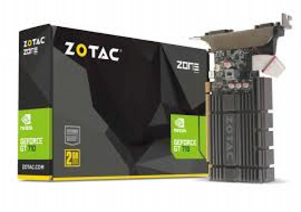 Placa de Vídeo 2GB Exp. GF-GT710 Zotac DDR3