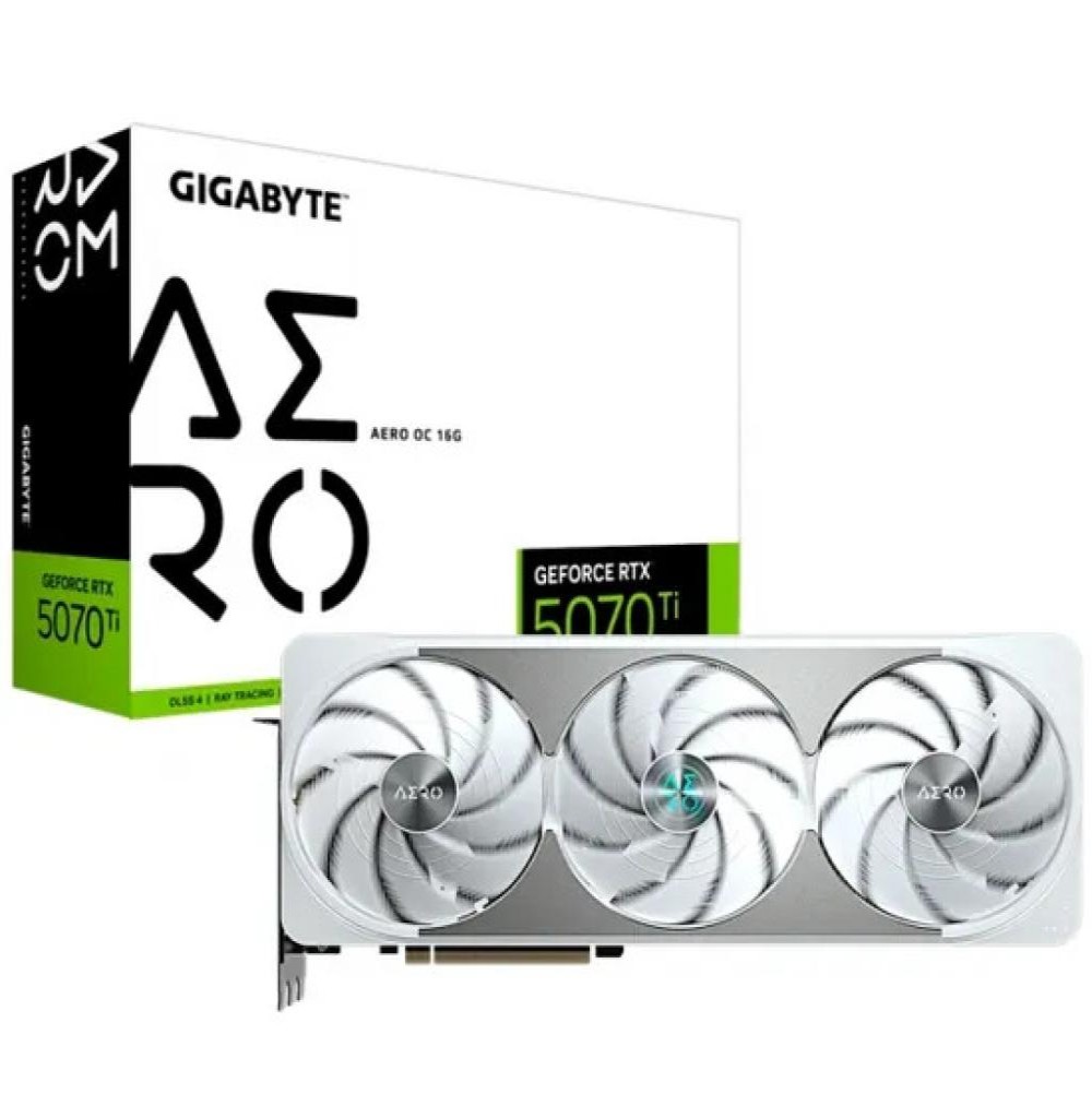Placa de Video 16GB EXP. GF-RTX5070TI Gigabyte Aero Oc GV-N507TAERO