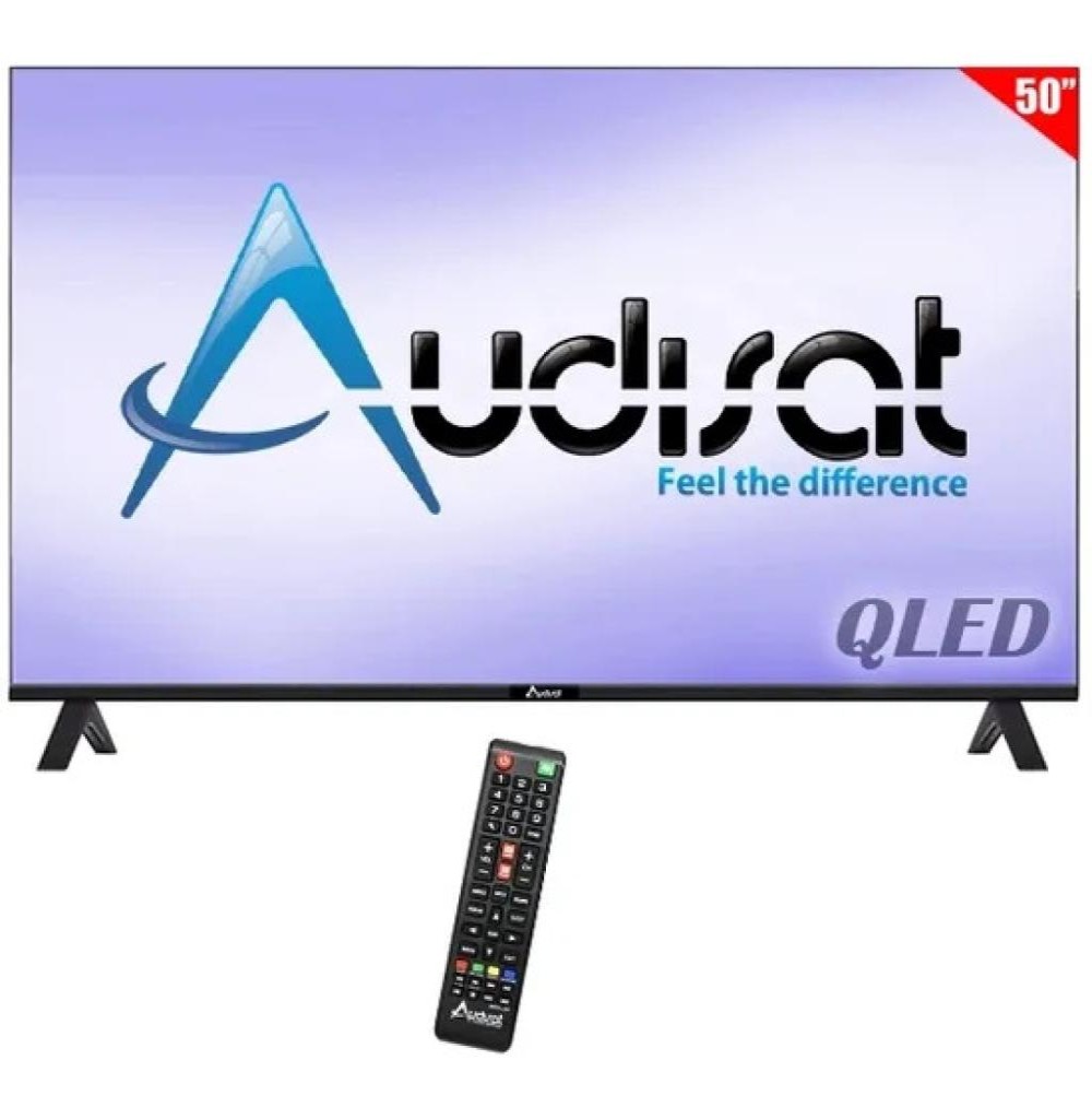 Tv Qled 50" Audisat AD-50Q 4K Smart Android