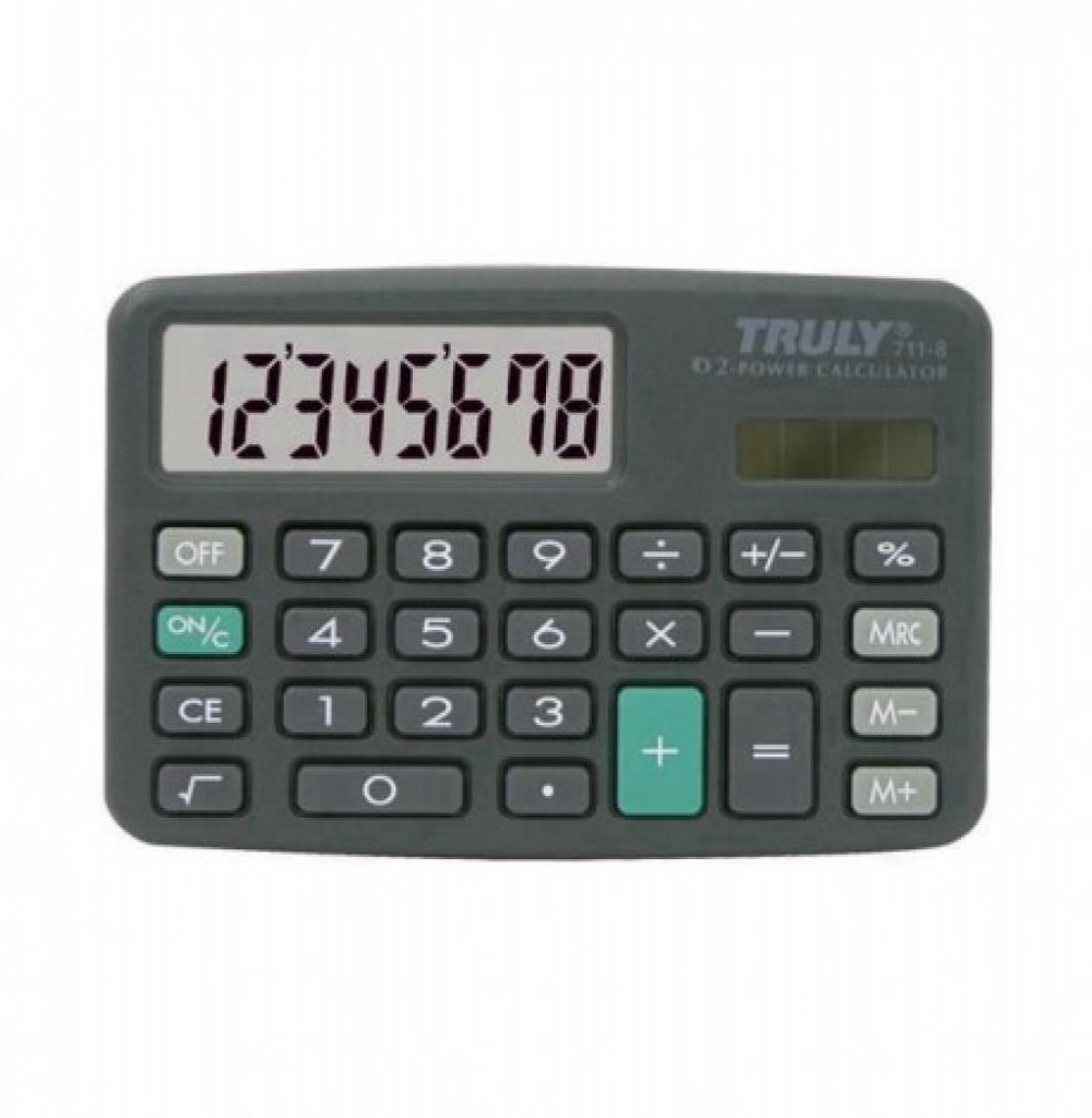 Calculadora Truly 711 8 Dígitos Pequena