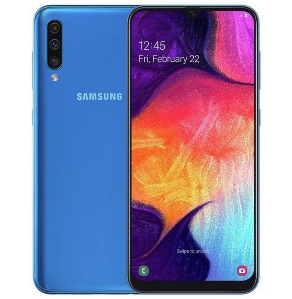 Celular Samsung A50 A505G/DS 128GB +128GB 4GB RAM Azul