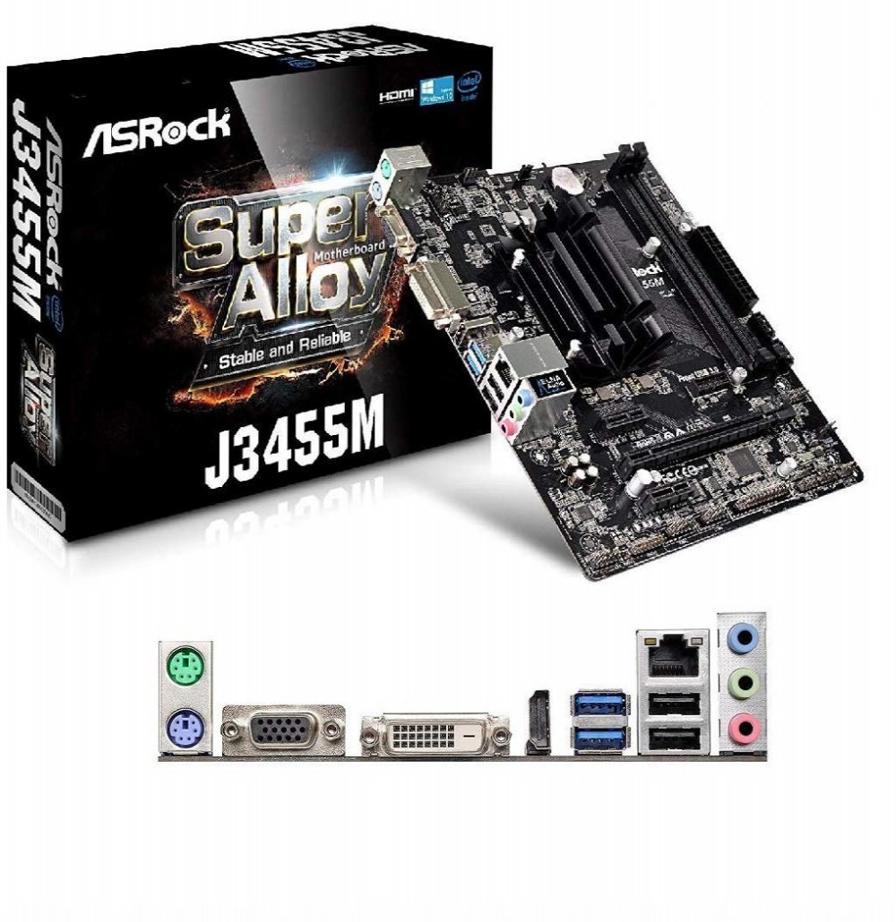 Placa-Mãe + CPU Asrock J3455M-ATX Intel 2.30