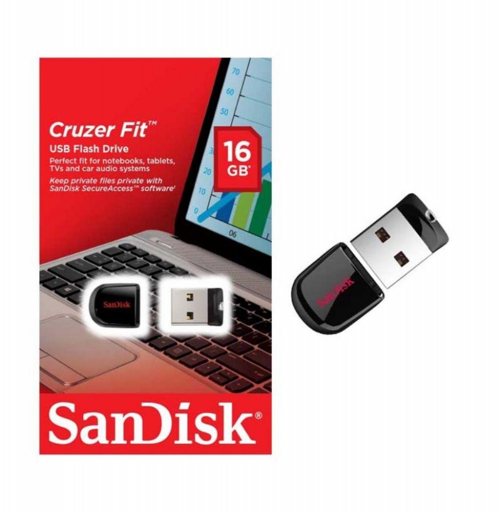 Pen Drive 16GB SanDisk Z33 Fit Micro