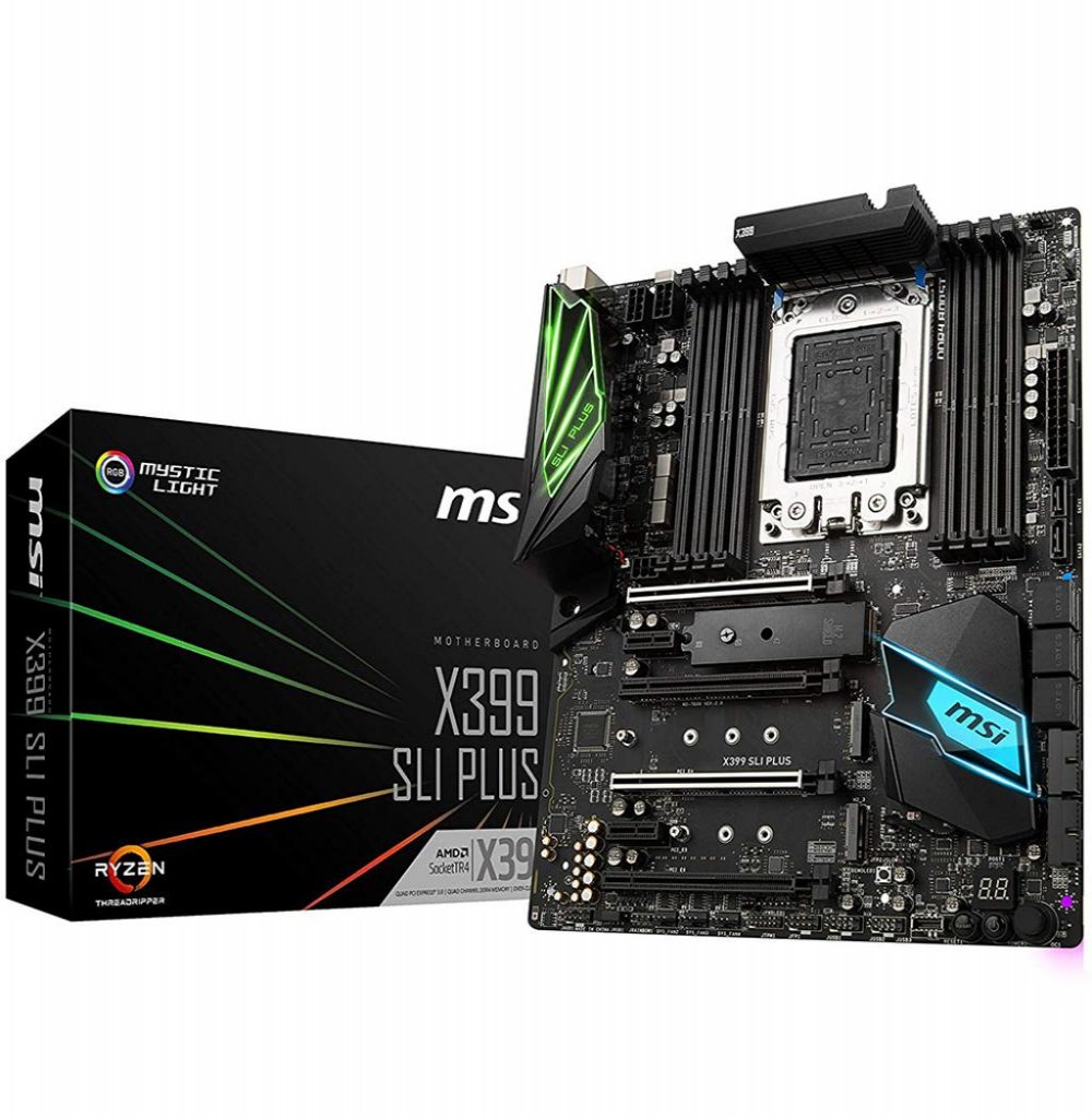Placa Mãe MSI TR4 X399 Sli Plus M.2/USB3.1